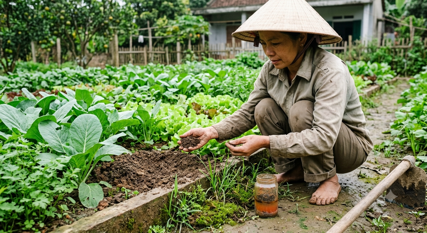 Các phương pháp đơn giản và trực quan để nhận biết đất bị chua tại vườn