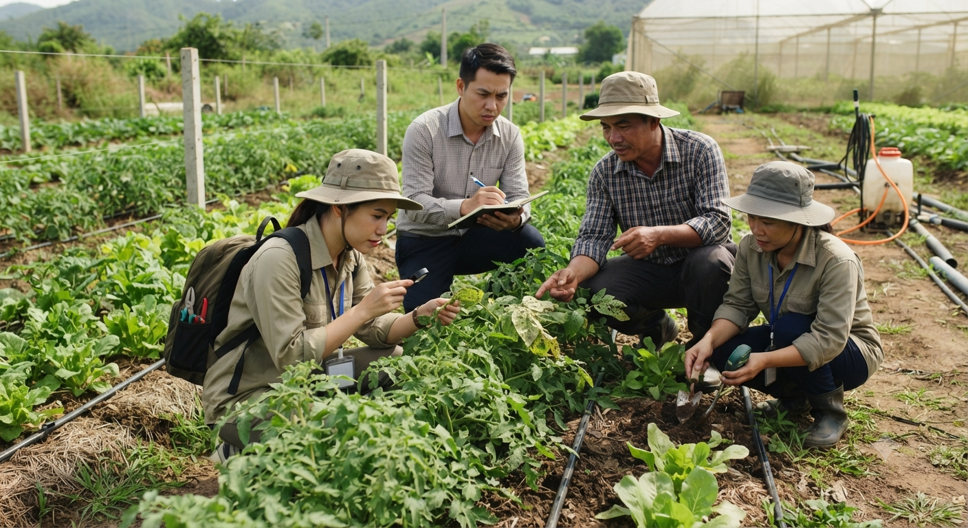 Các khía cạnh quan trọng cần kiểm tra thực tế tại vườn